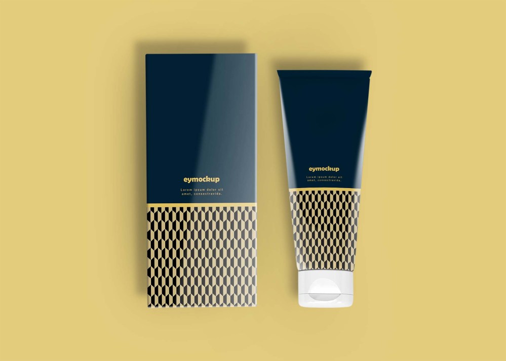 Free Prime Cosmetic Label Mockup - Freebies Mockup