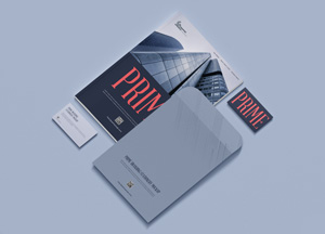 Free Prime Branding Stationery Mockup - Tasty Graphic Designs Collection