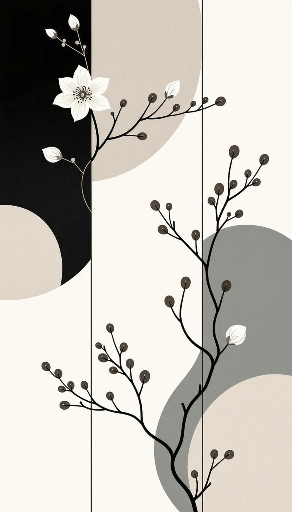 Elegant Abstract Floral Design