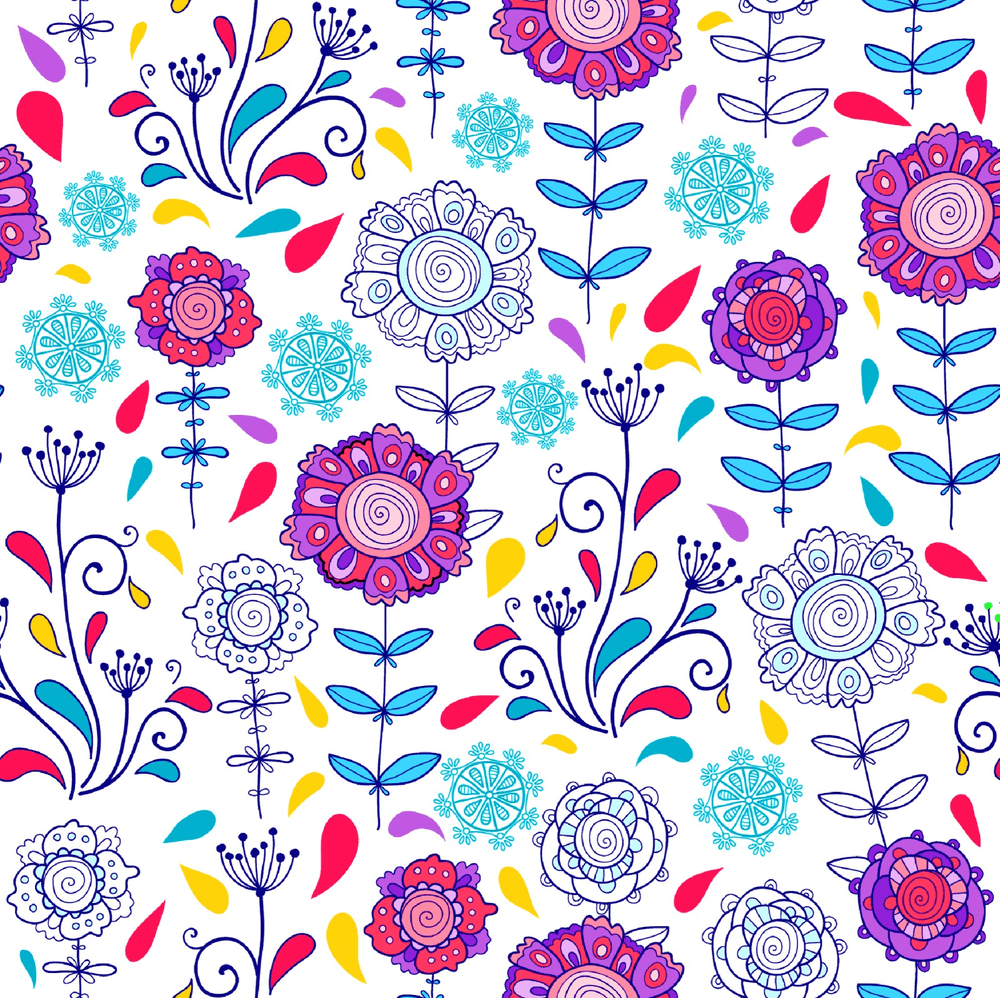 Colorful Floral Pattern Design
