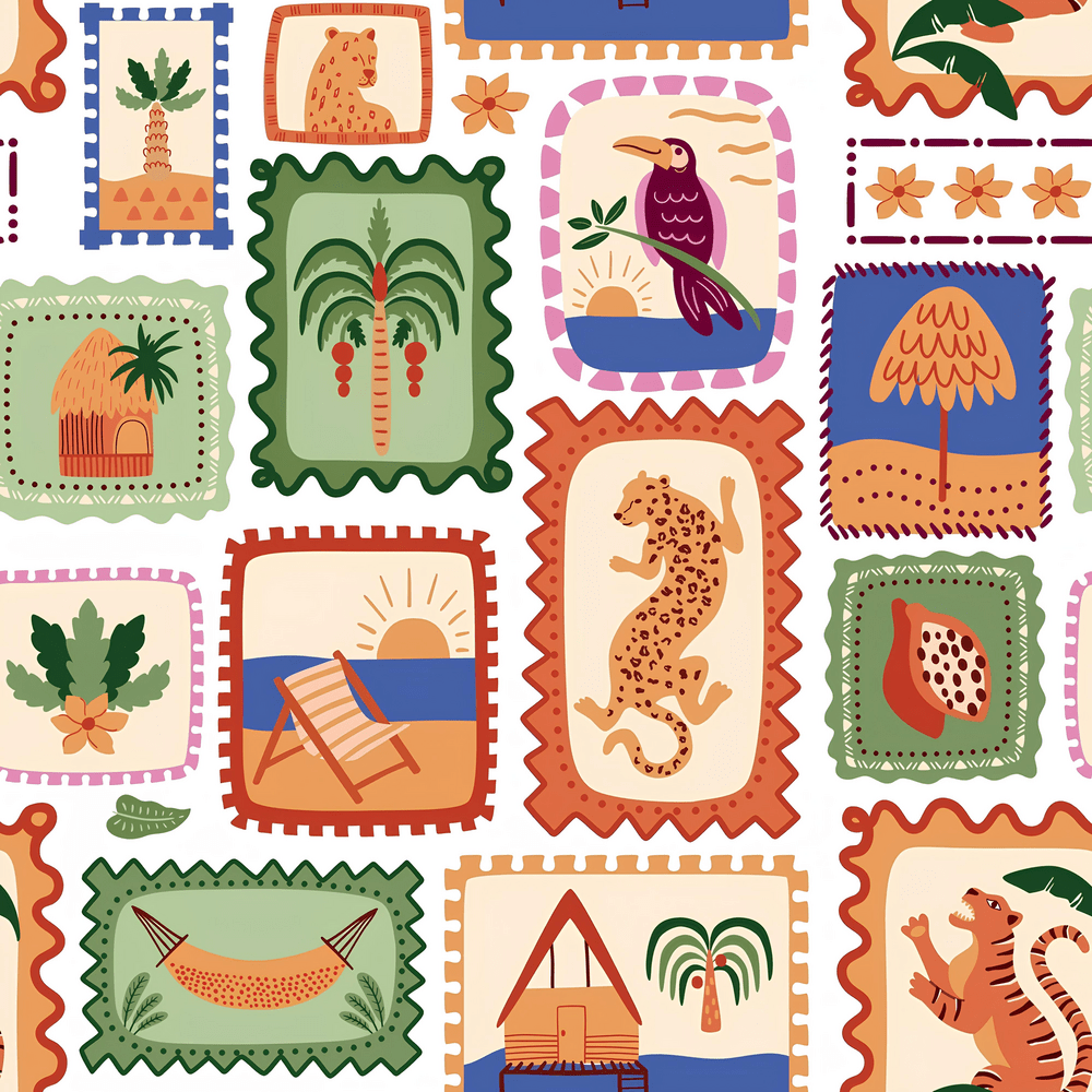 Coclorful seamless vector pattern