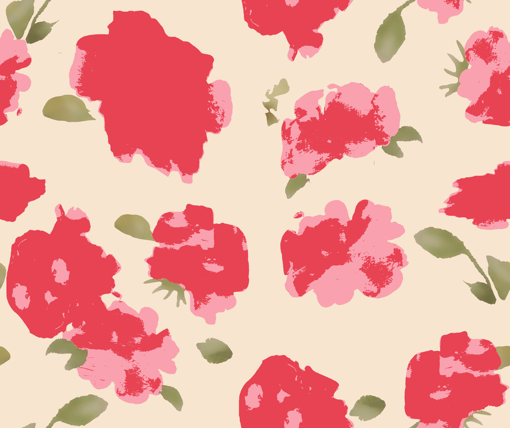 Vibrant Floral Pattern Background
