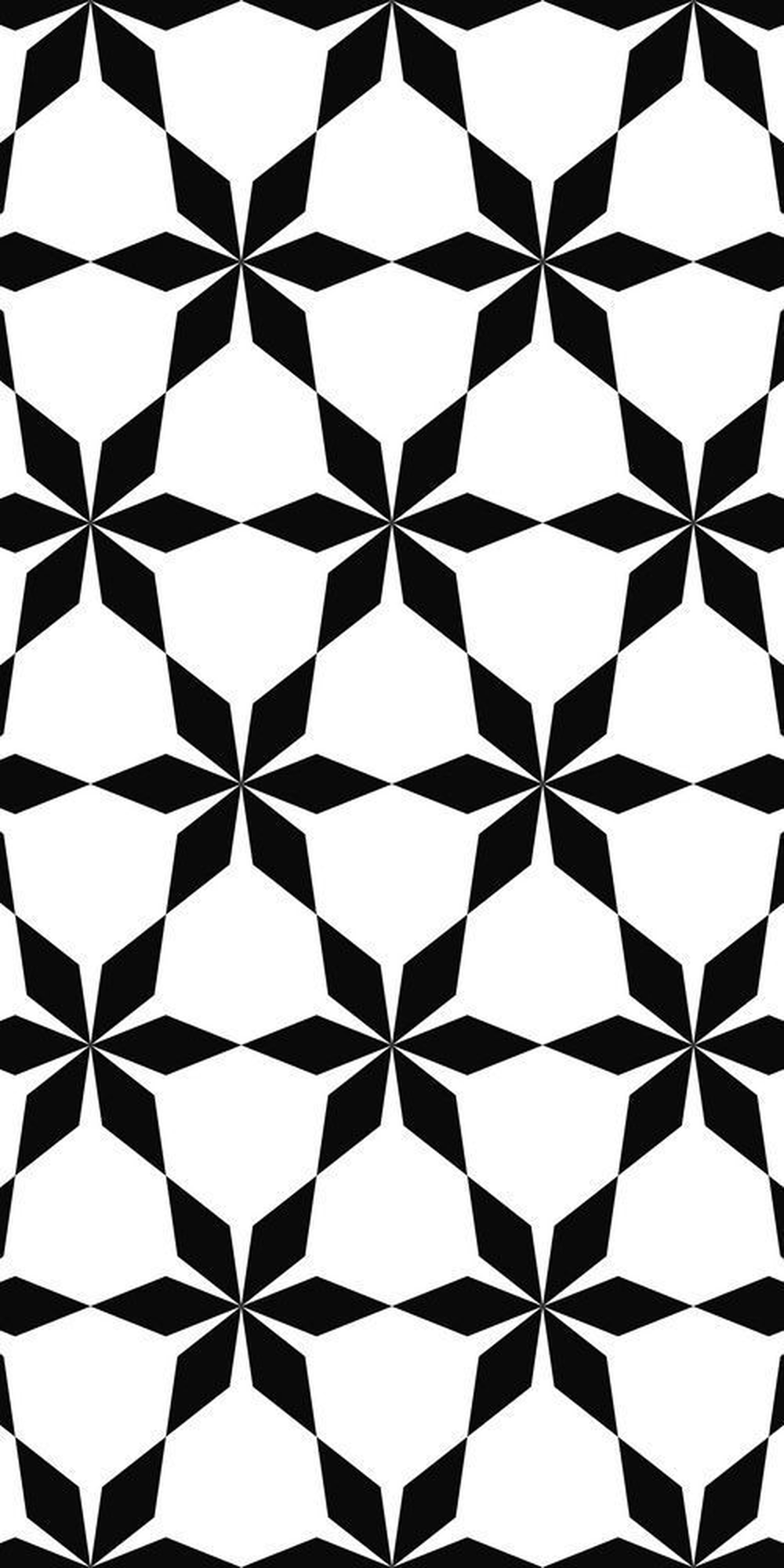 Geometric Black and White Pattern