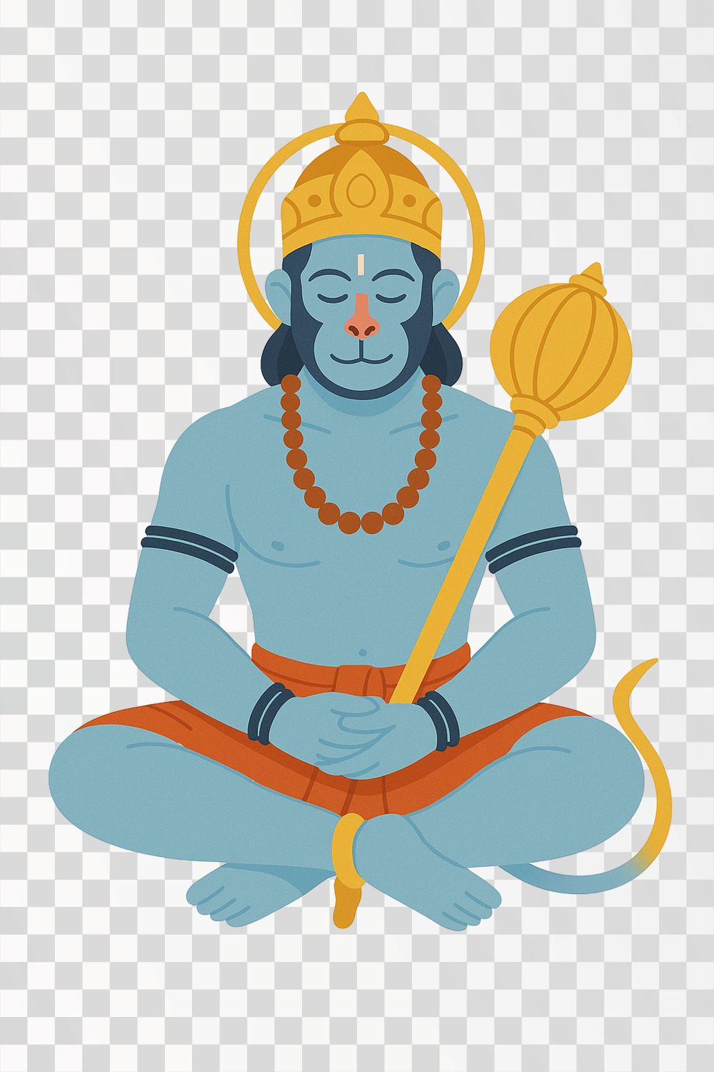 Calm Lord Hanuman png