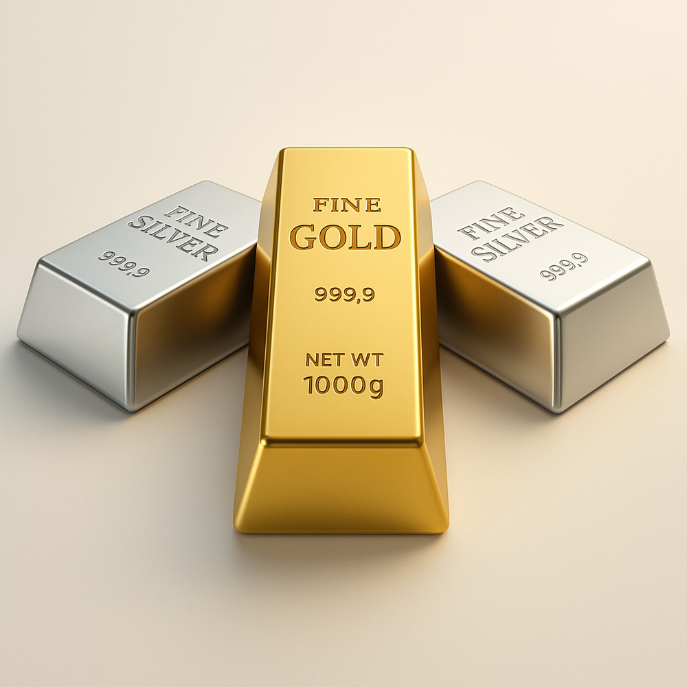 Gold and Silver Bullion Bars