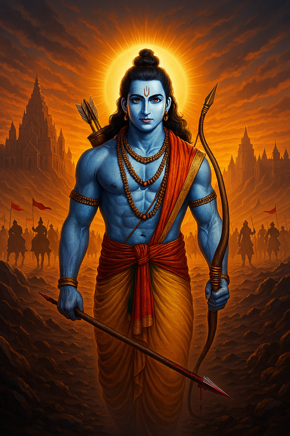 Lord Ram Triumphs Over Ravana in the Epic Battle of Lanka