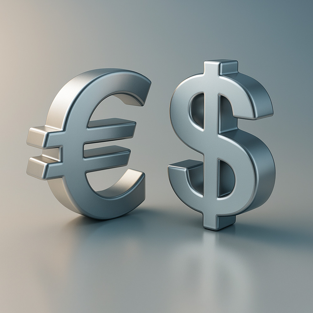 Euro and Dollar Currency Symbols