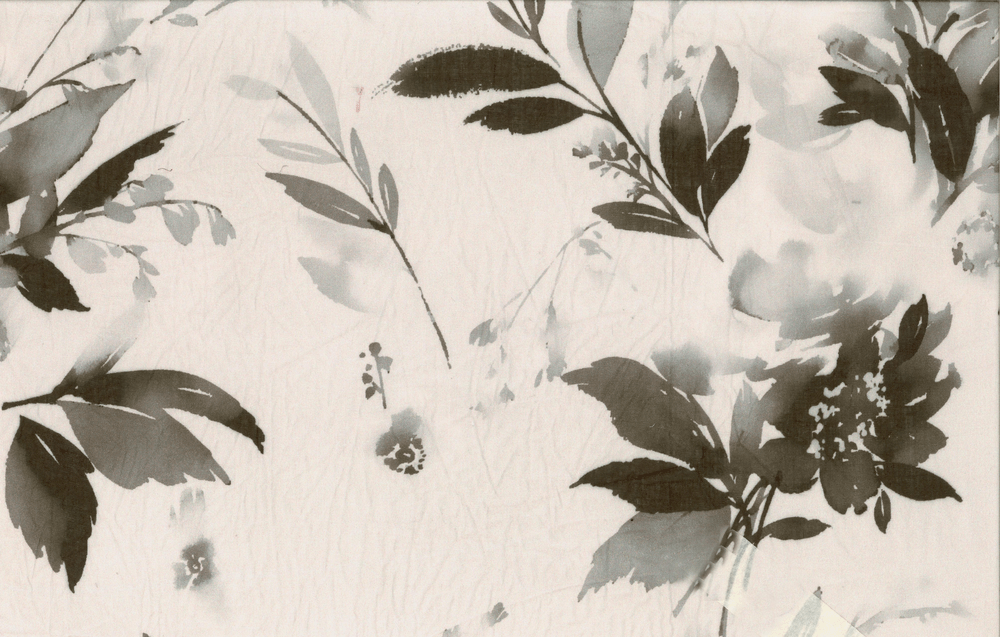 Elegant Black and White Floral Pattern