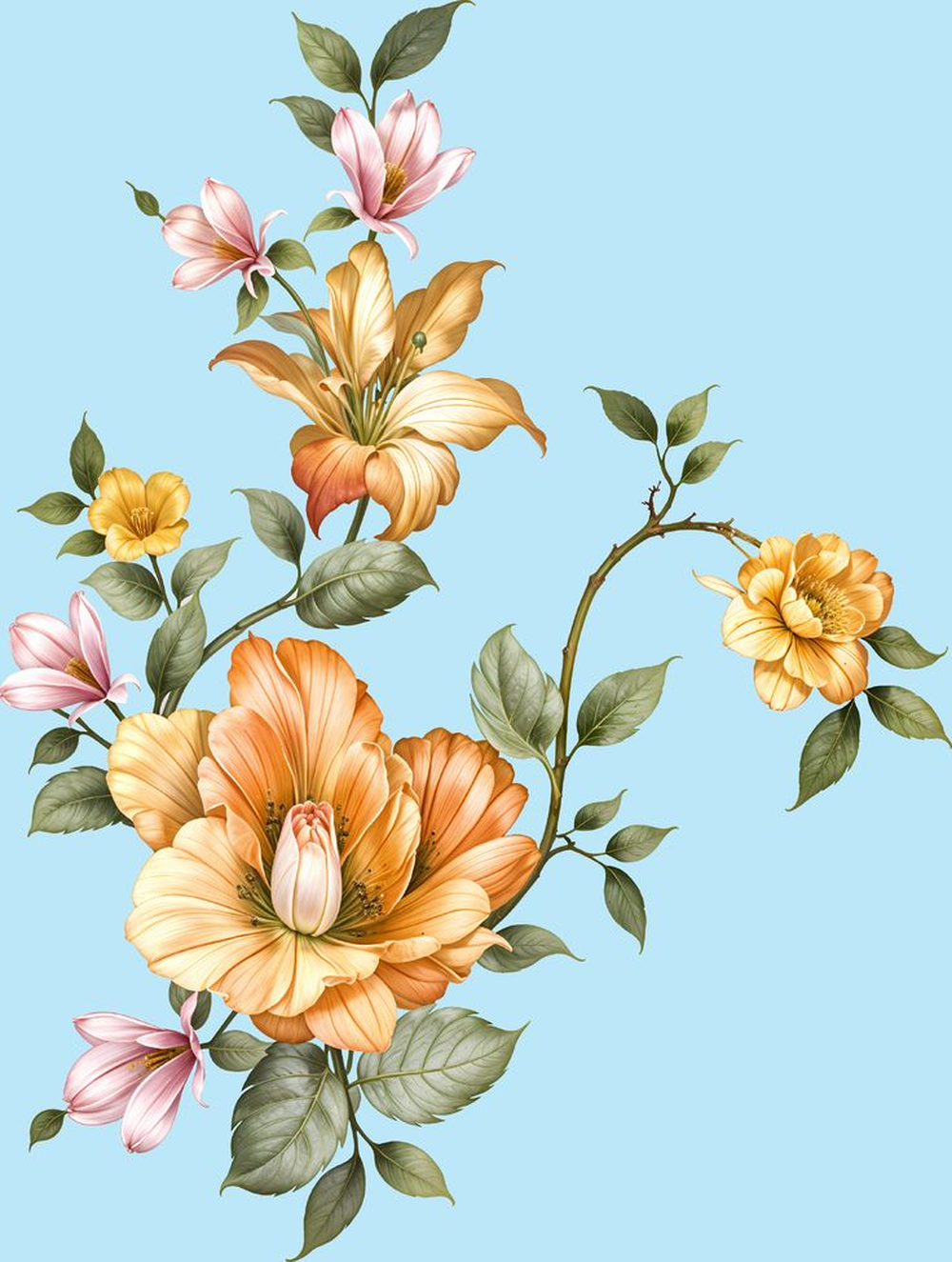Vintage Floral Arrangement