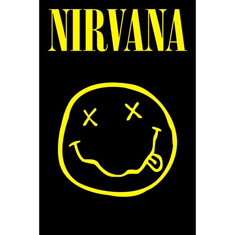 Nirvana Iconic Smileys Graphic
