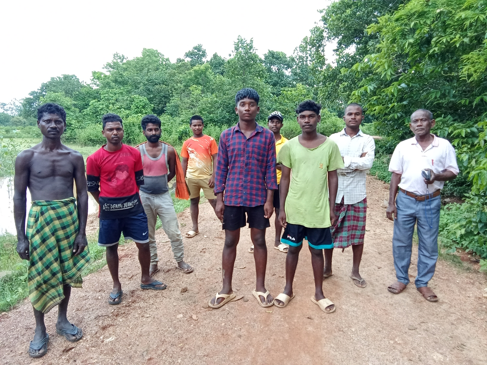Group of Young Men in Rural India