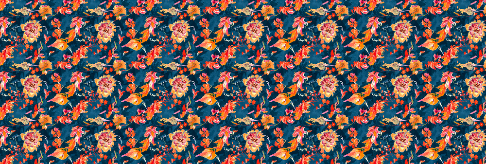 Vintage Floral Pattern Design