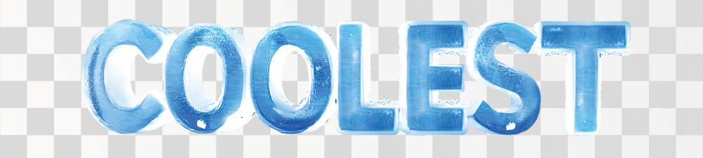 Coolest Ice Text Design