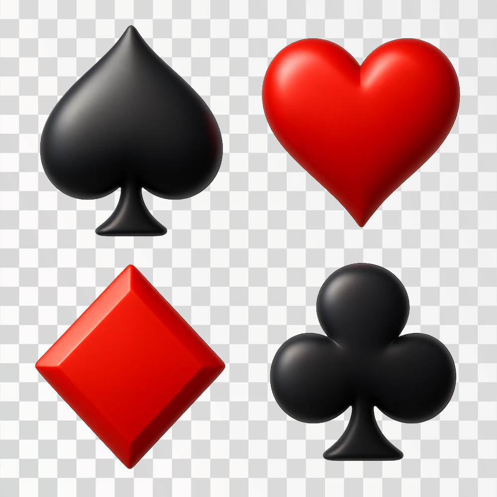 Playing Card Suits Icons
