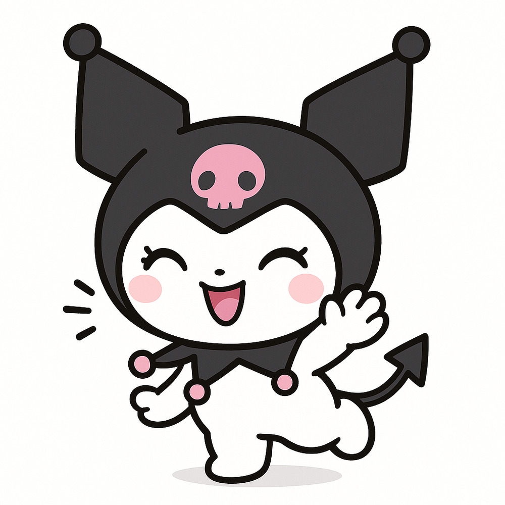 Cute Kuromi Character Illustration
