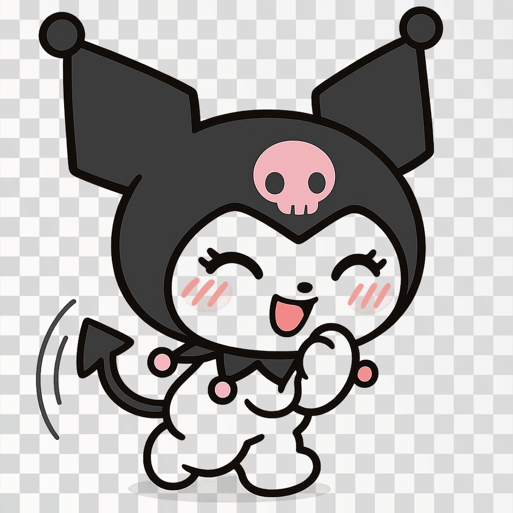 Cute Kuromi Character Illustration