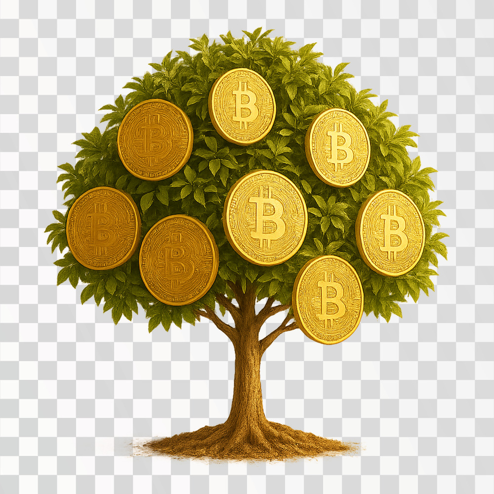 Bitcoin Tree Illustration