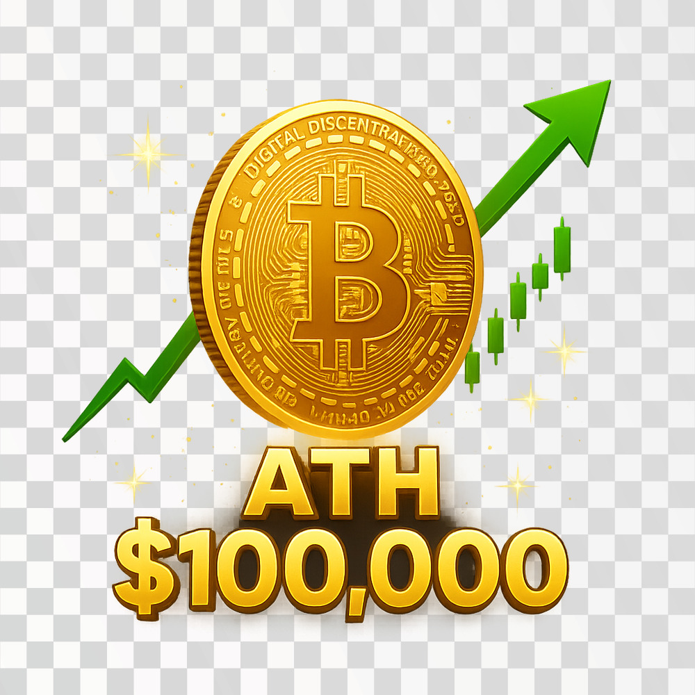 Bitcoin New All-Time High - $100,000