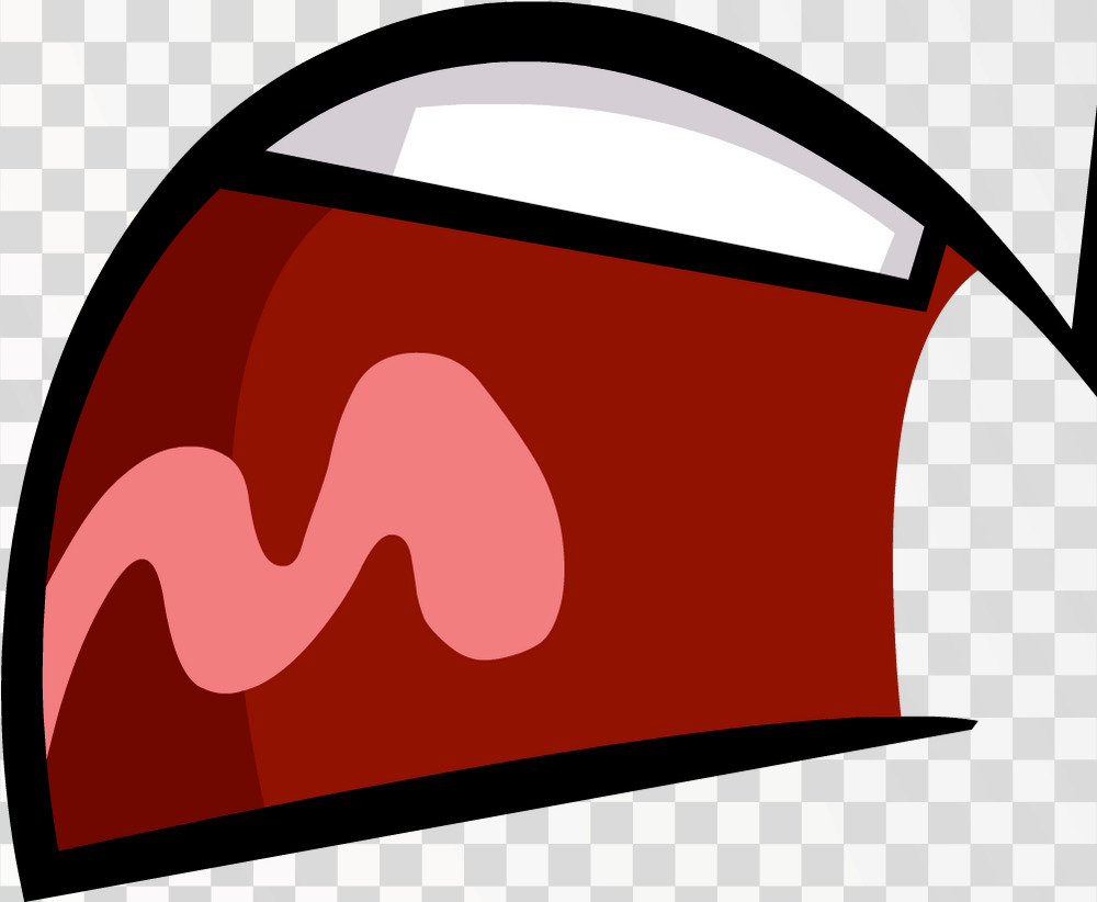 bfdi mouth - PNG transparent image