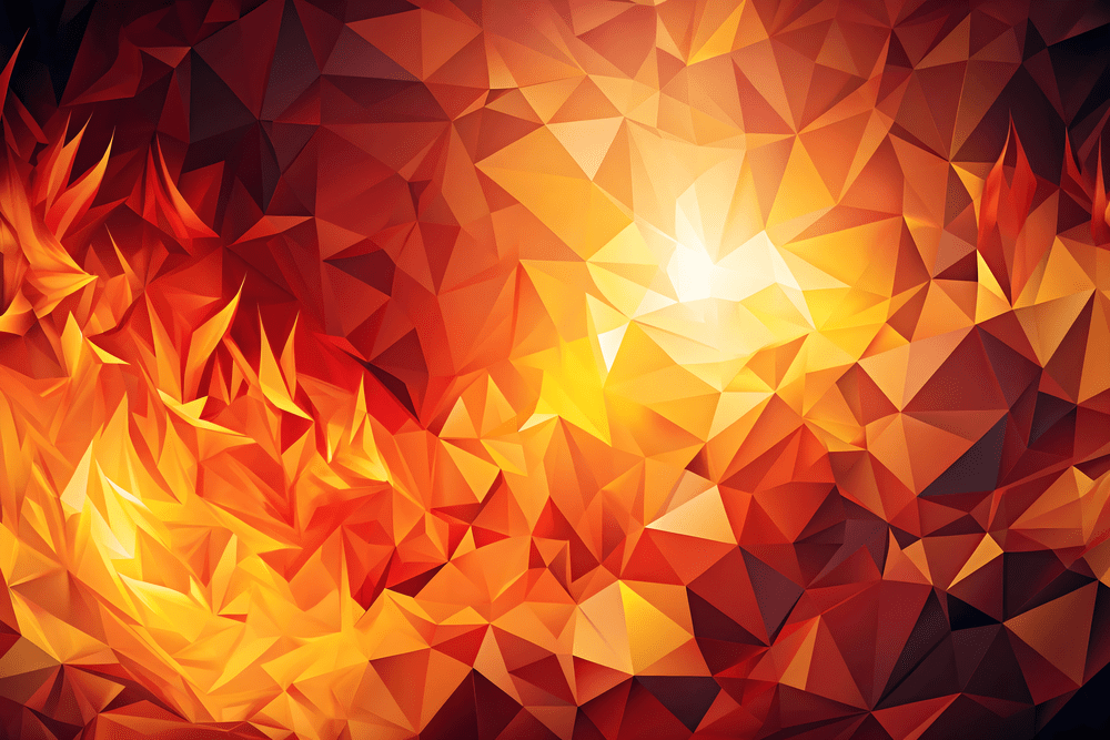 Abstract Fiery Background