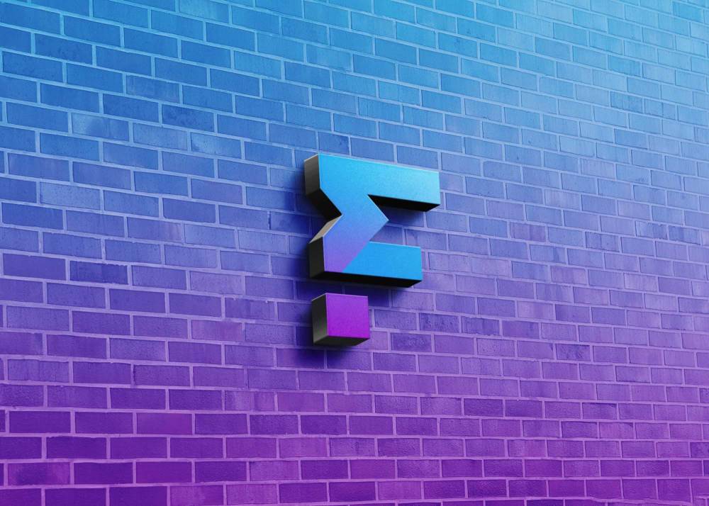 Freebies 3D Wall Logo Mockup - FREEBIES MOCKUP