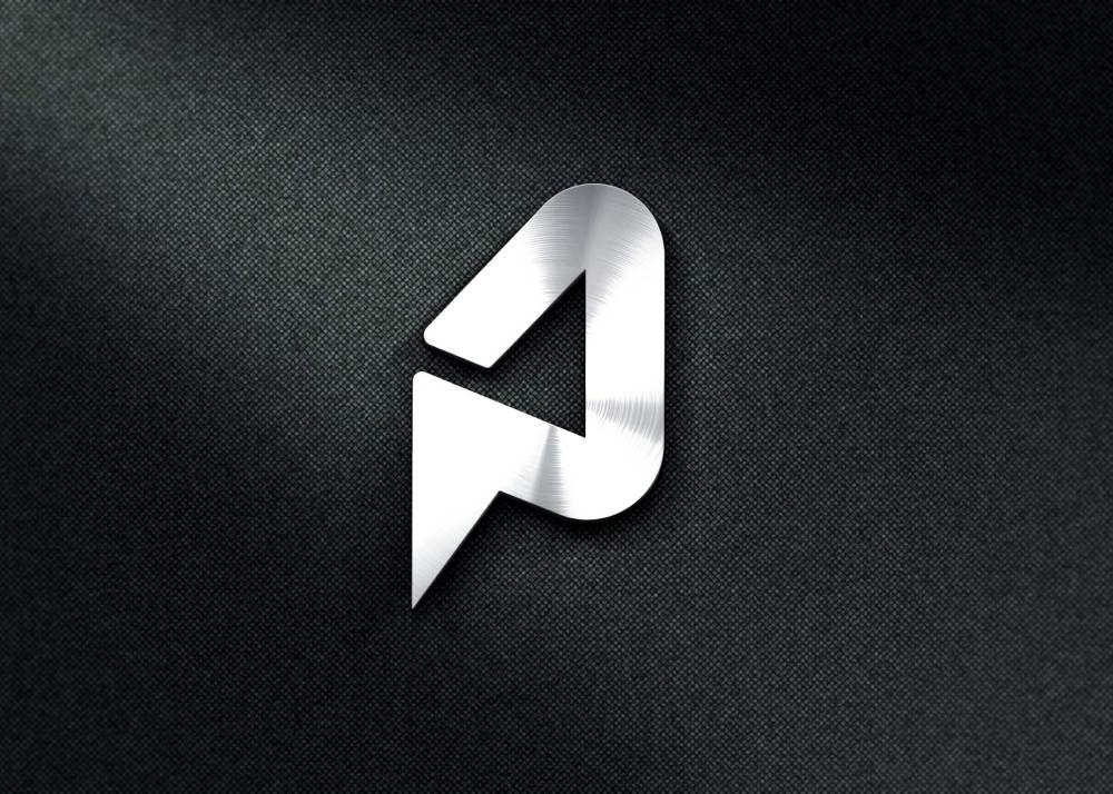 Monogram 3D Logo Mockup