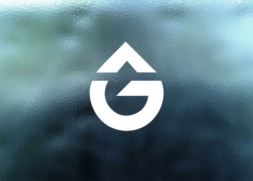 Opeque Glass Logo Mockup