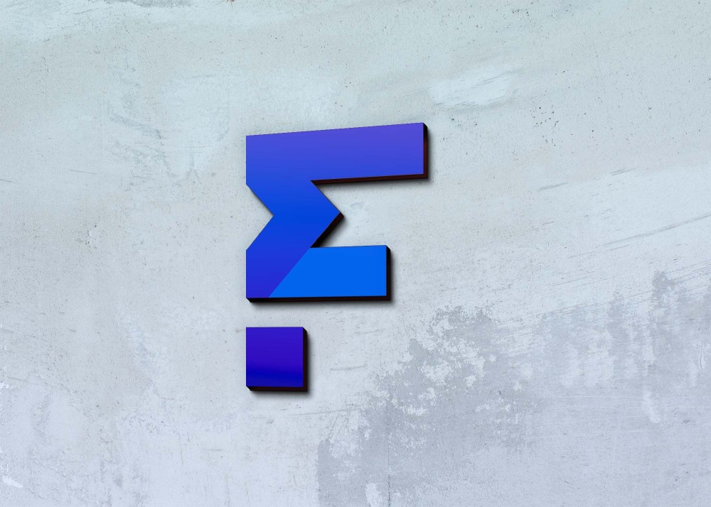 Free White Wall 3d Logo Mockup