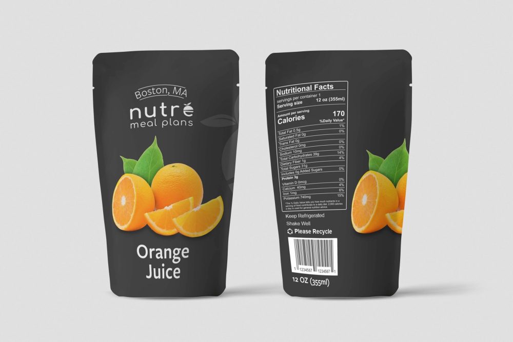 Free Fruit Pouch Mockup - Freebies Mockup