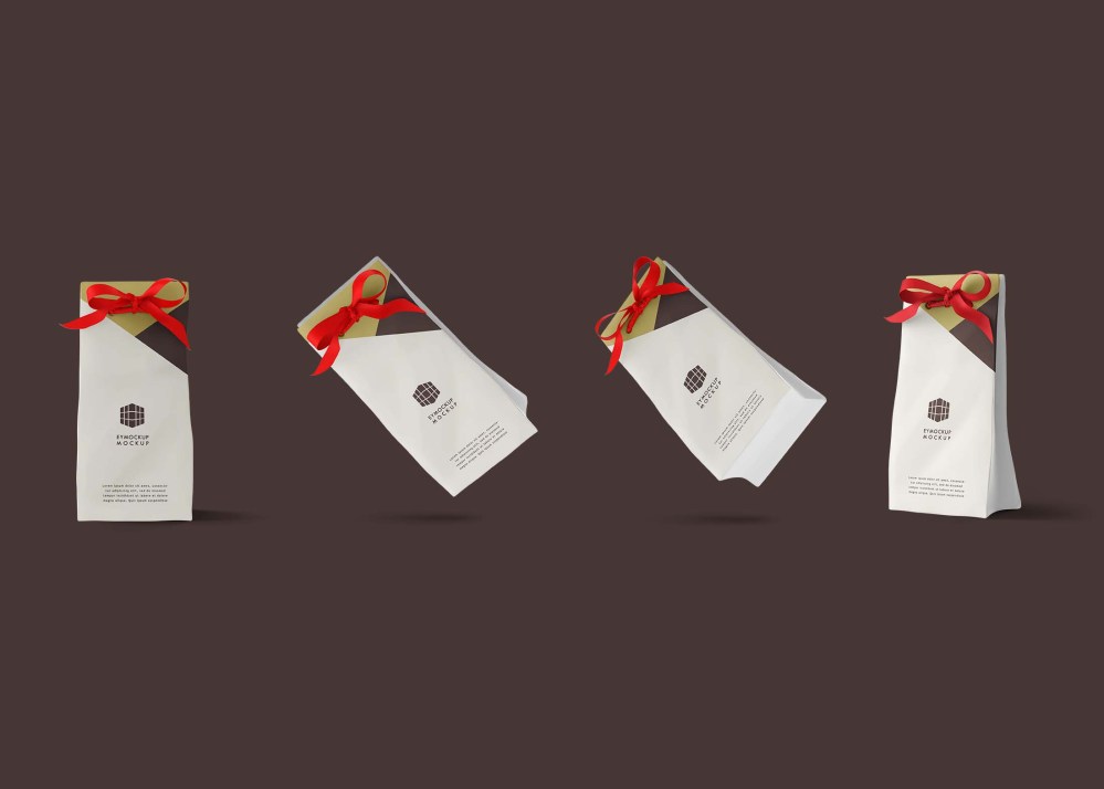 Free Gift Pack Pouch Mockup - Freebies Mockup
