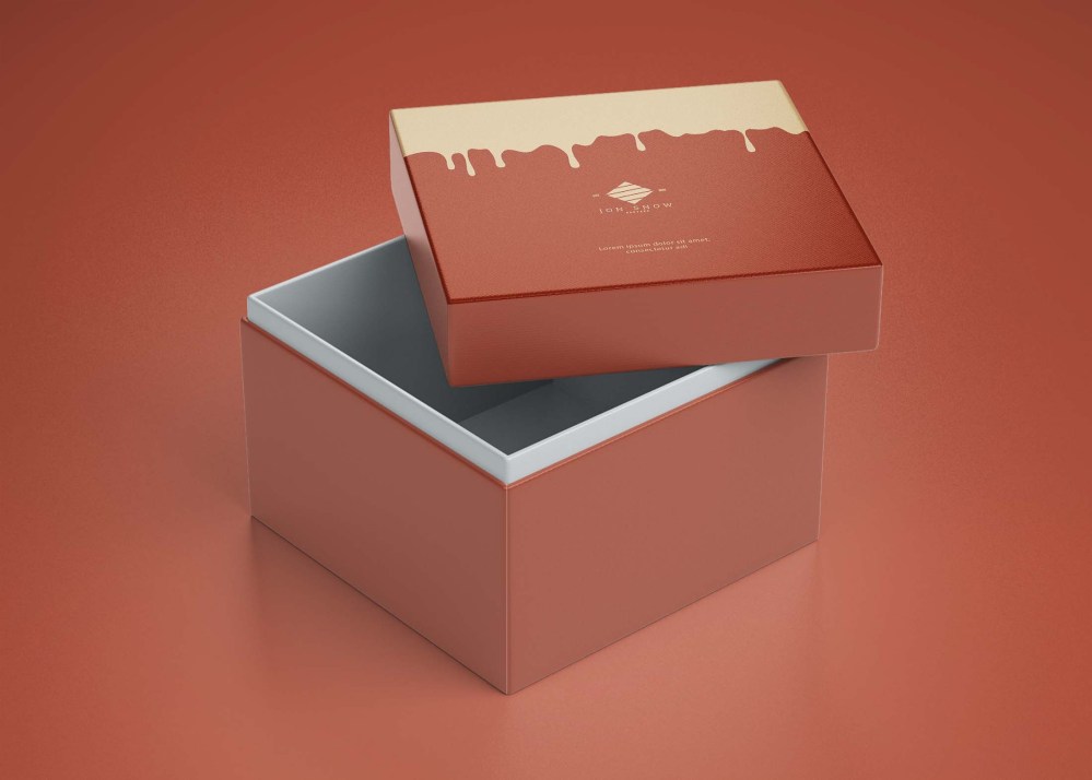 Gift Luxury Box Mockup - Freebies Mockup
