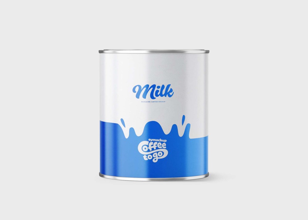 Free Metal Paint Bucket Mockup - Freebies Mockup