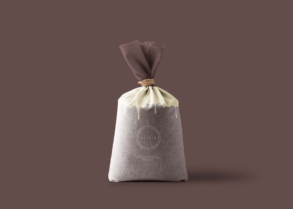 Free Rice Sack Bag Mockup - Freebies Mockup