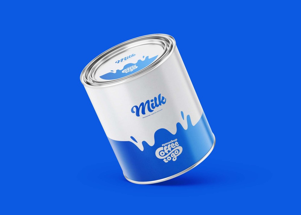 Free Steel Paint Bucket Mockup - Freebies Mockup