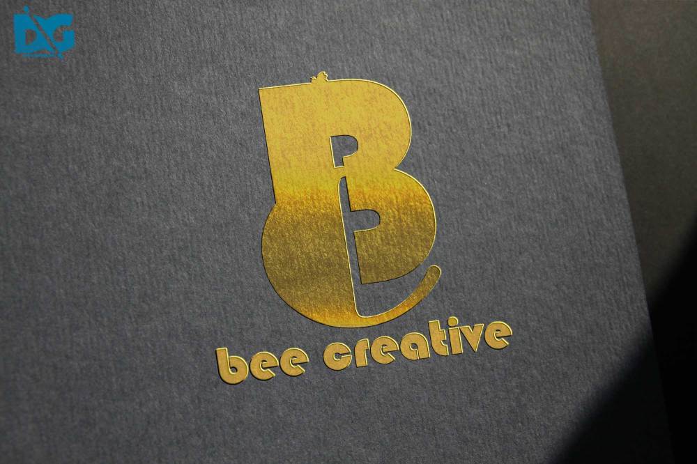 Metal Gold Logo Mockup
