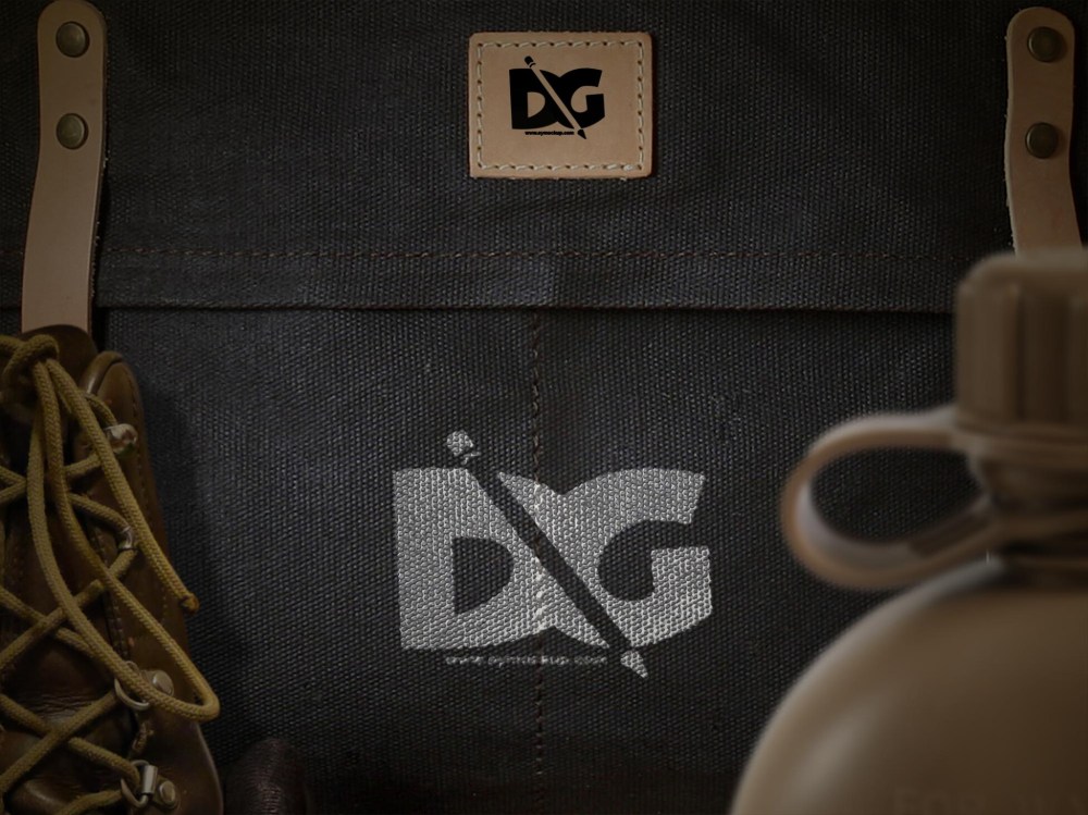 Vintage Cloth Bag Logo Mockup