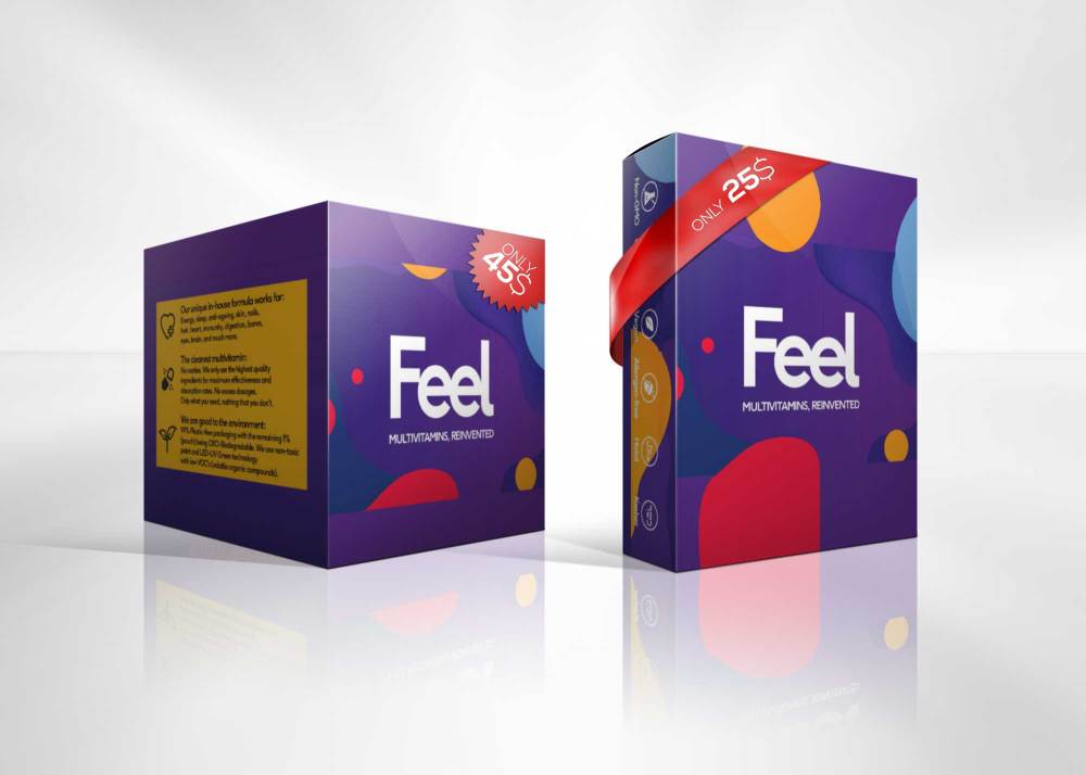 Free Medical Square Box Mockup