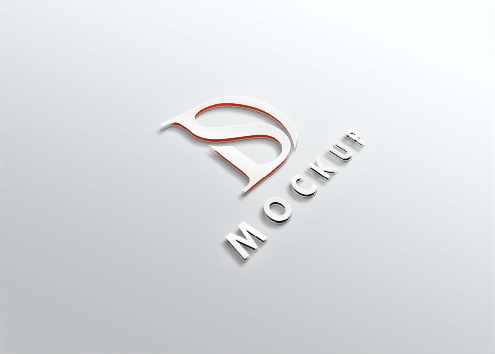 Free Basic Logo Mockup - Graphicfolks