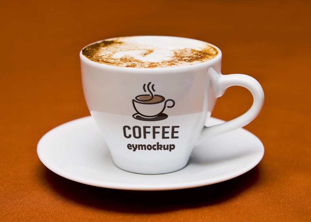 Free Black Coffee Cup Mockup - Graphicfolks