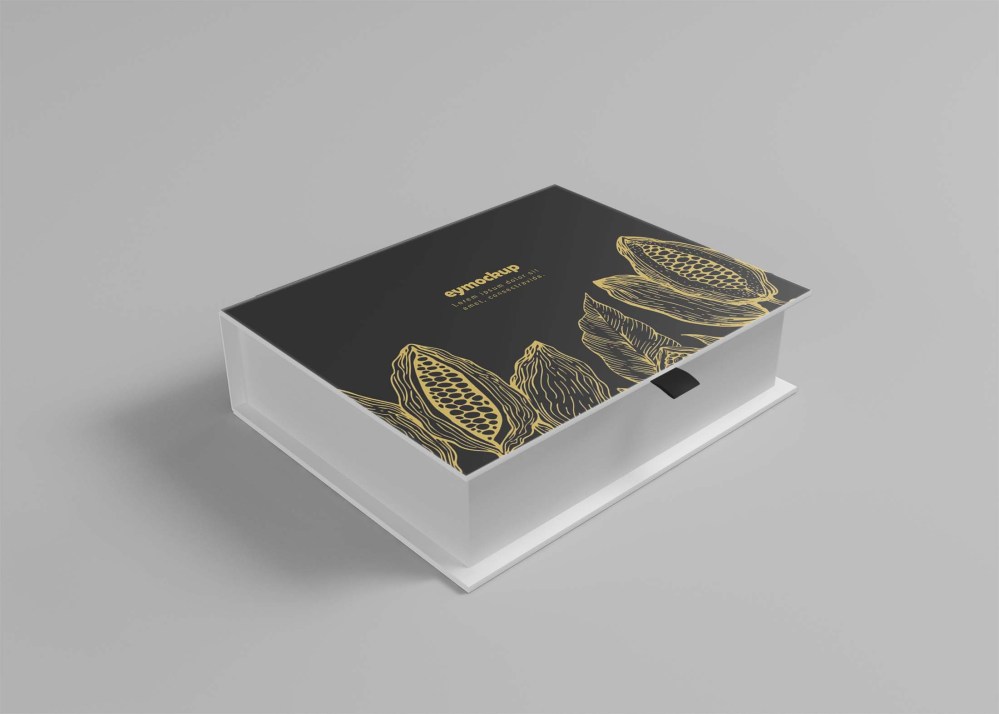 Free Hard Cover Box Mockup - Graphicfolks