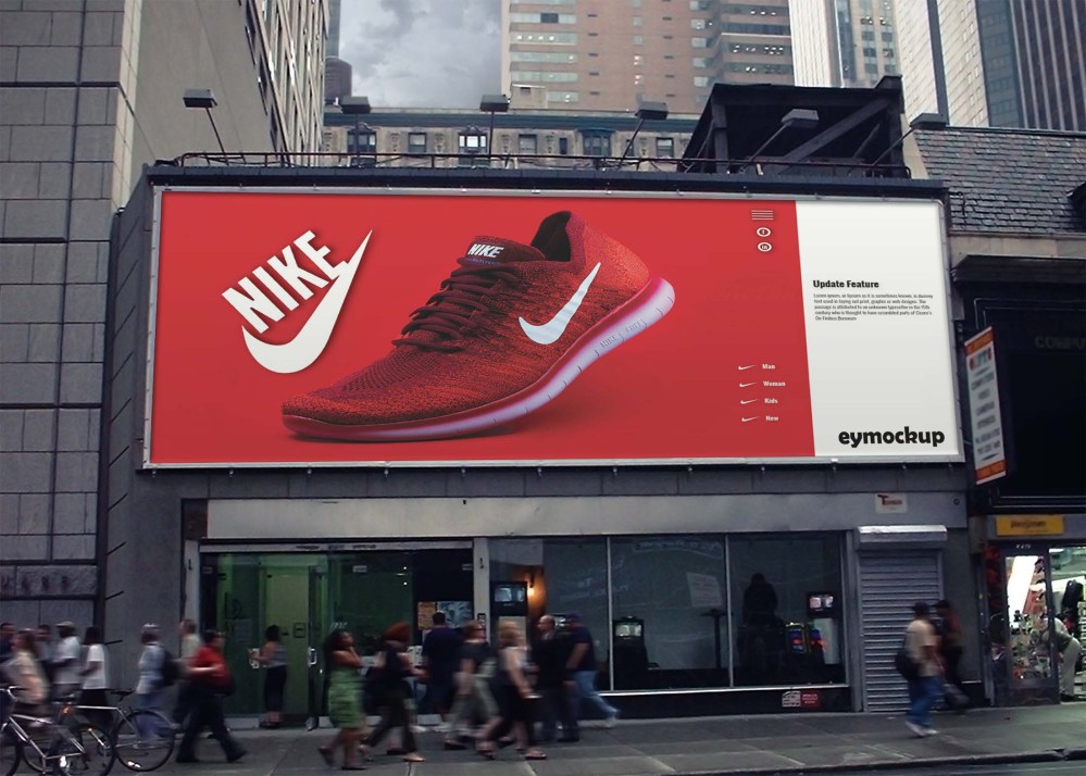Free Outdoor Billboard Mockup - Graphicfolks