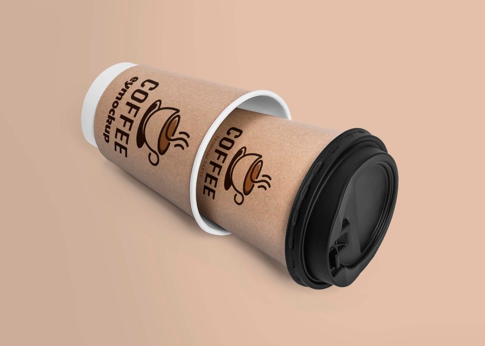 Free PSD Coffee Cup Mockup - Graphicfolks