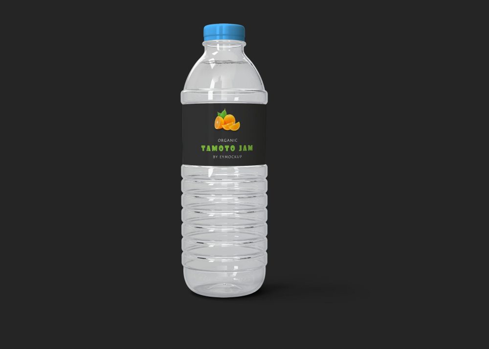Free PSD Water Bottle Mockup - Graphicfolks