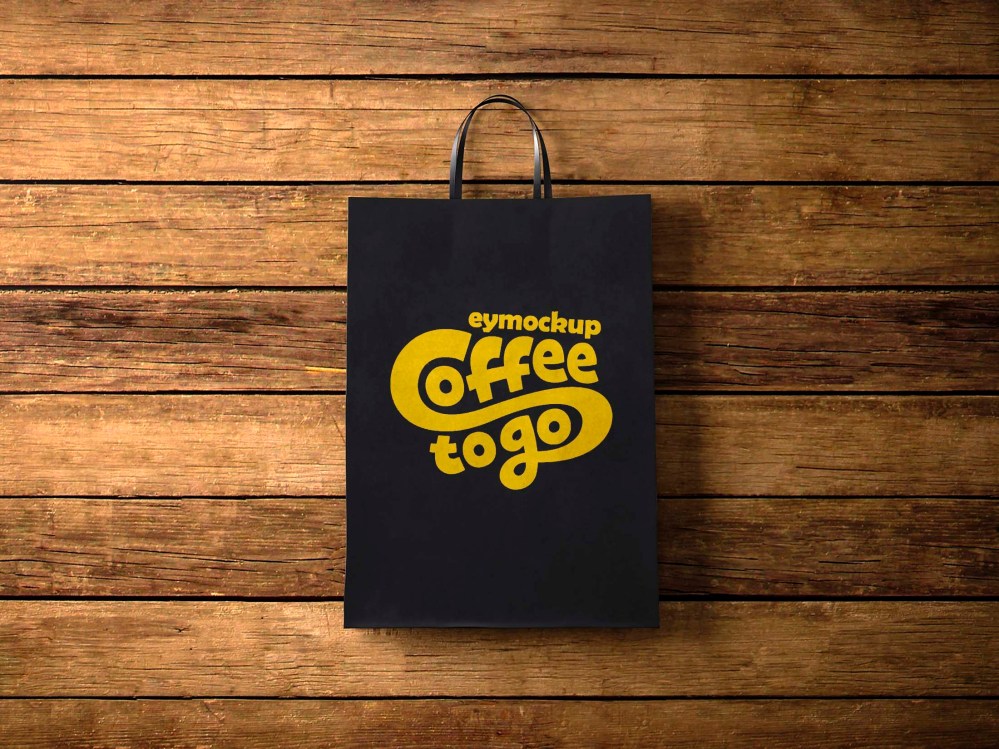 Free Paper Bag Mockup - Graphicfolks