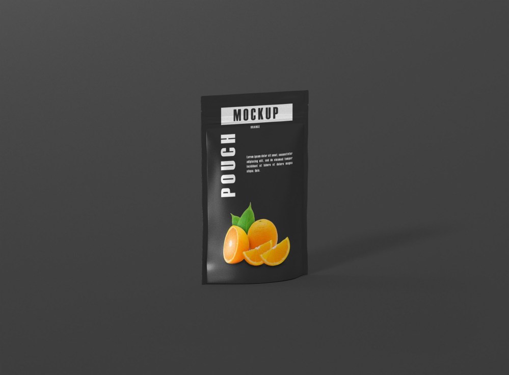Free Paper Pouch PSD Mockup - Graphicfolks