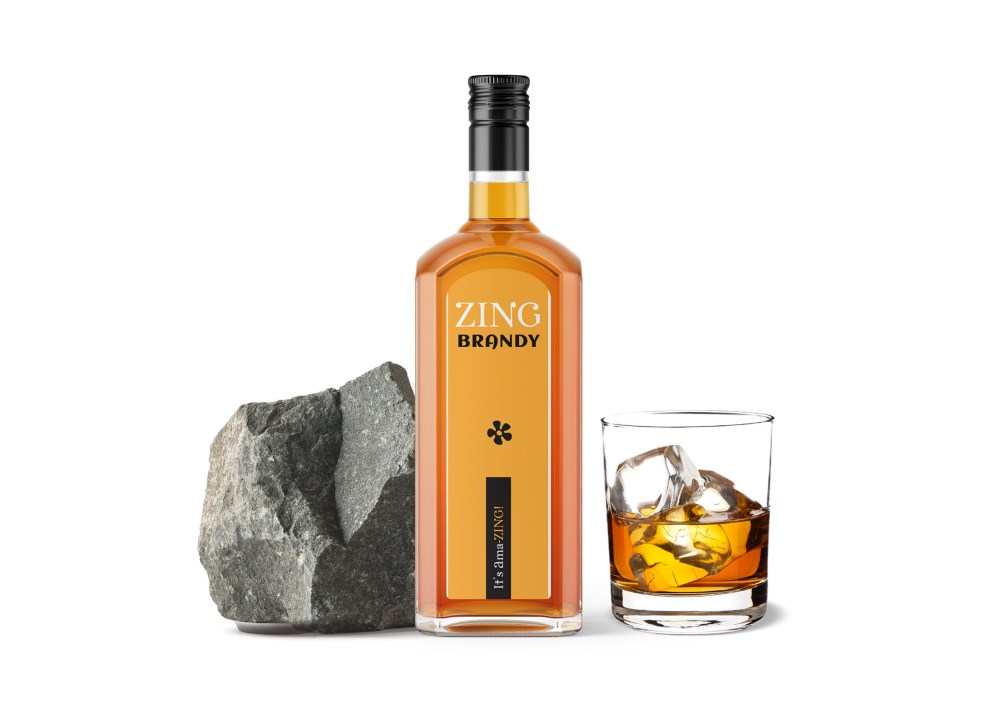 Free Rum Bottle Mockup - Graphicfolks