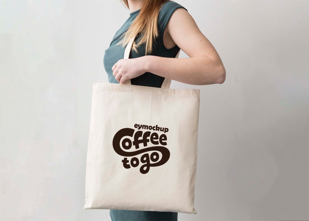 Free Shopping Tote Bag Mockup - Graphicfolks