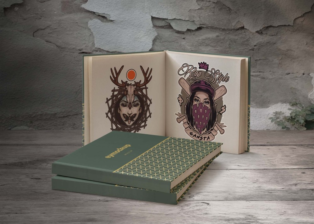 Free Square Book Cover Mockup - Graphicfolks