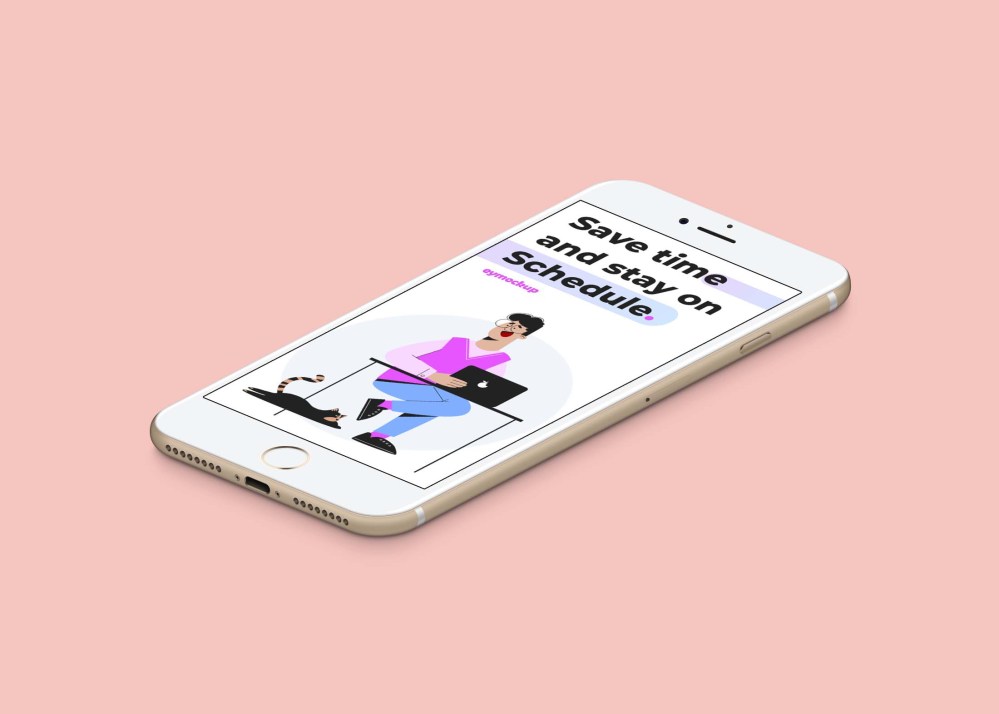 Free Transparent iPhone Mockup - Graphicfolks