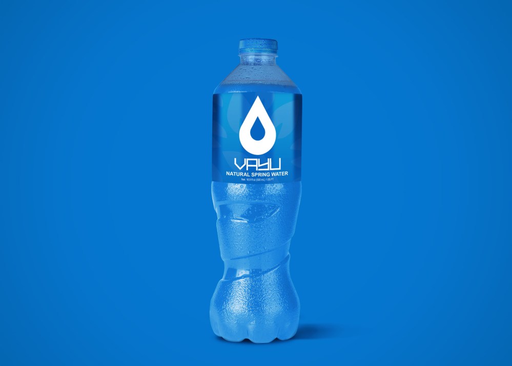Free Water Bottle Mockup - Graphicfolks
